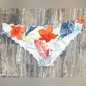 Hollister bikini bottoms vibrant floral accents swimwear‎ women’s small